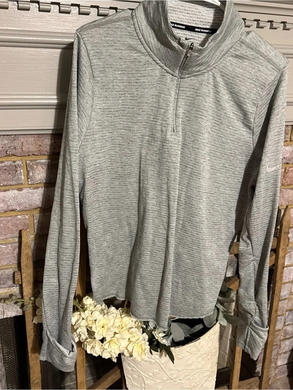 NIKE RUNNING LOT OF 2 THERMAL HALF ZIP PULLOVER EUC